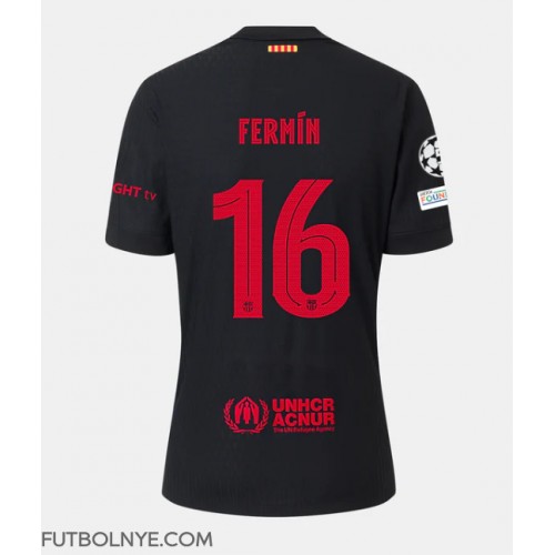 Camiseta Barcelona Fermin Lopez #16 Visitante Equipación 2024-25 manga corta